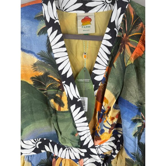 FARM Rio Carioca Mini Dress Wrap Size XS NWT - Picture 5 of 6